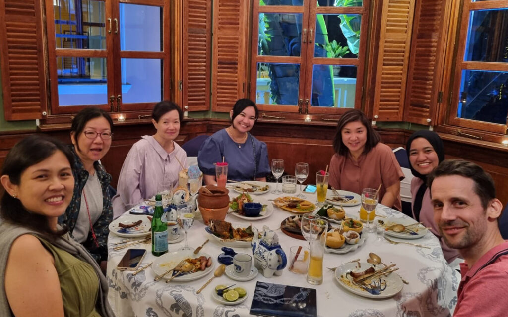 Dinner at The Blue Elephant, Phuket, 2024