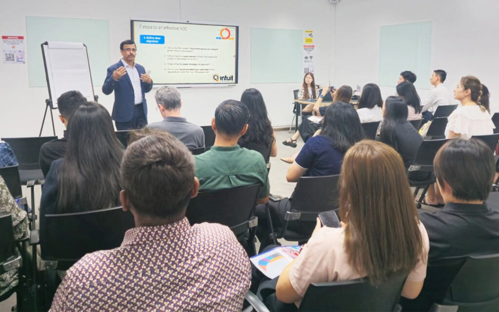 Ajit at a Singapore Client Seminar, 2024